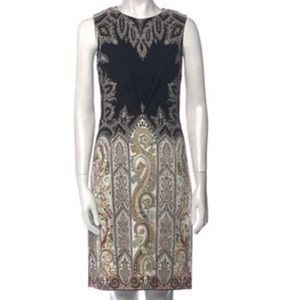 ETRO Paisley Print Black Bodice Dress